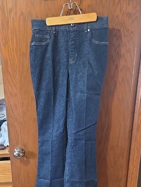 SPANX Women's Dark Blue Boot Cut Jeans